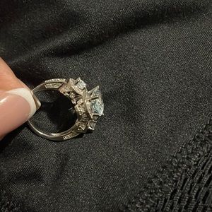 Beautiful ring all genuine stones size 7..